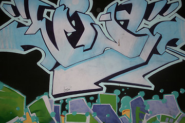 Image showing grafiti on wall