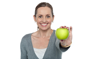 Image showing An apple a day keeps the doctor away