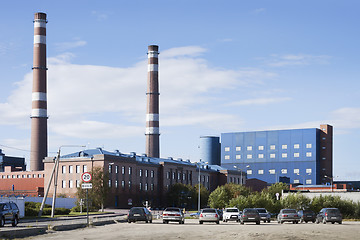 Image showing Kandalaksha aluminium plant. North Of Russia