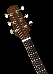 Image showing Acoustic Guitar detail