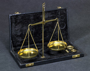 Image showing historic scales