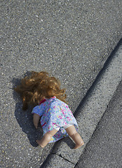 Image showing doll on the street