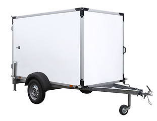 Image showing white trailer