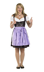 Image showing woman in a dirndl