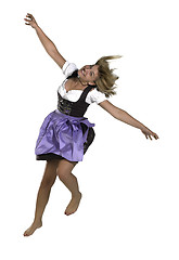 Image showing woman in a dirndl