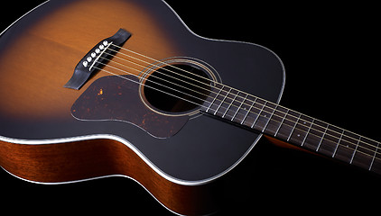 Image showing Acoustic Guitar detail