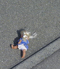 Image showing doll on the street