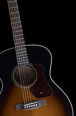 Image showing Acoustic Guitar detail