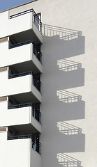 Image showing balconies