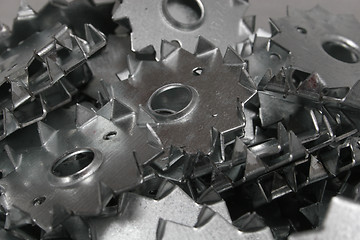 Image showing Spiked wheels