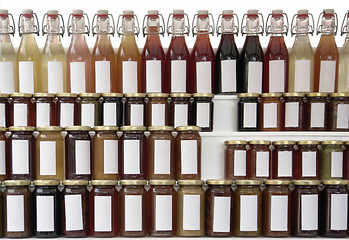 Image showing filled glasses and bottles