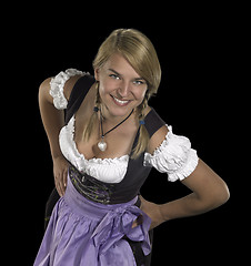 Image showing woman in a dirndl