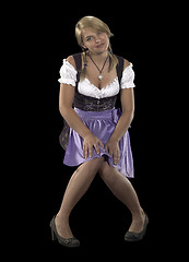 Image showing woman in a dirndl