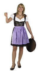 Image showing woman in a dirndl