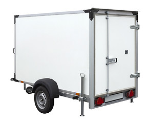 Image showing white trailer