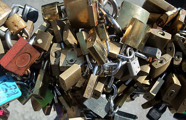 Image showing lots of padlocks