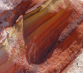 Image showing colorful rock formation