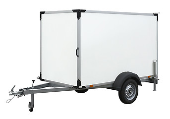 Image showing white trailer