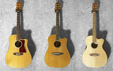 Image showing acoustic guitars