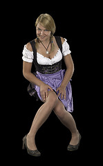 Image showing woman in a dirndl