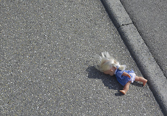 Image showing doll on the street