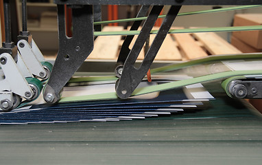 Image showing folding machine detail