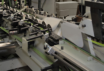 Image showing folding machine detail