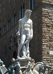 Image showing Fountain of Neptune in Florence