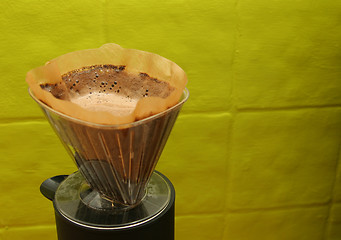 Image showing Making coffee