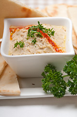 Image showing moutabal baba ghanoush eggplant dip