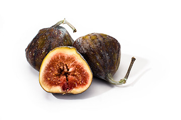 Image showing ripe figs isolated