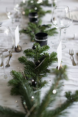 Image showing Festive XMas Table