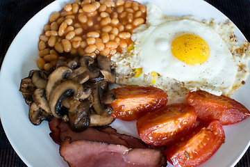 Image showing Traditional English breakfast