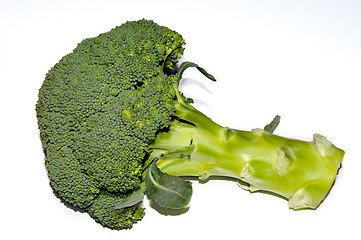 Image showing Fresh raw green broccoli