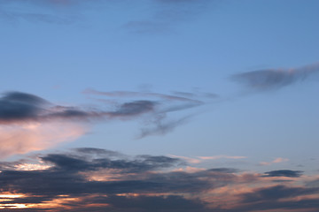 Image showing clouds-and-sun