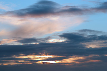 Image showing cloudy-sky