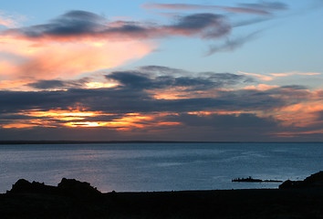 Image showing sunset