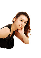 Image showing Portrait of Asian girl.