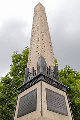 Image showing Egyptian obelisk, London