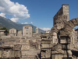 Image showing Roman Theatre Aosta