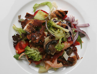 Image showing salad closeup