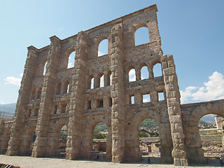 Image showing Roman Theatre Aosta