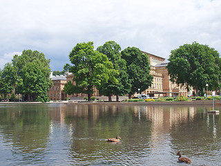 Image showing Gardens in Stuttgart Germany