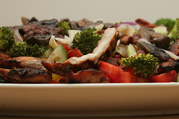 Image showing salad tray