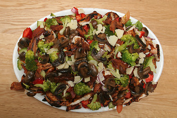 Image showing oblong salad