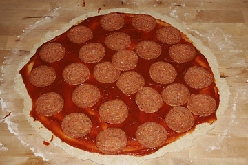 Image showing pepperoni-pizza