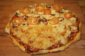Image showing baked-pizza