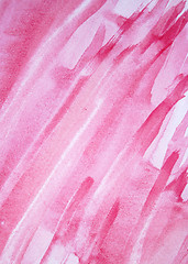 Image showing Abstract watercolor background with colorful layers on paper tex