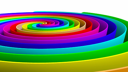 Image showing Colorful whirl