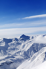 Image showing High mountains in winter